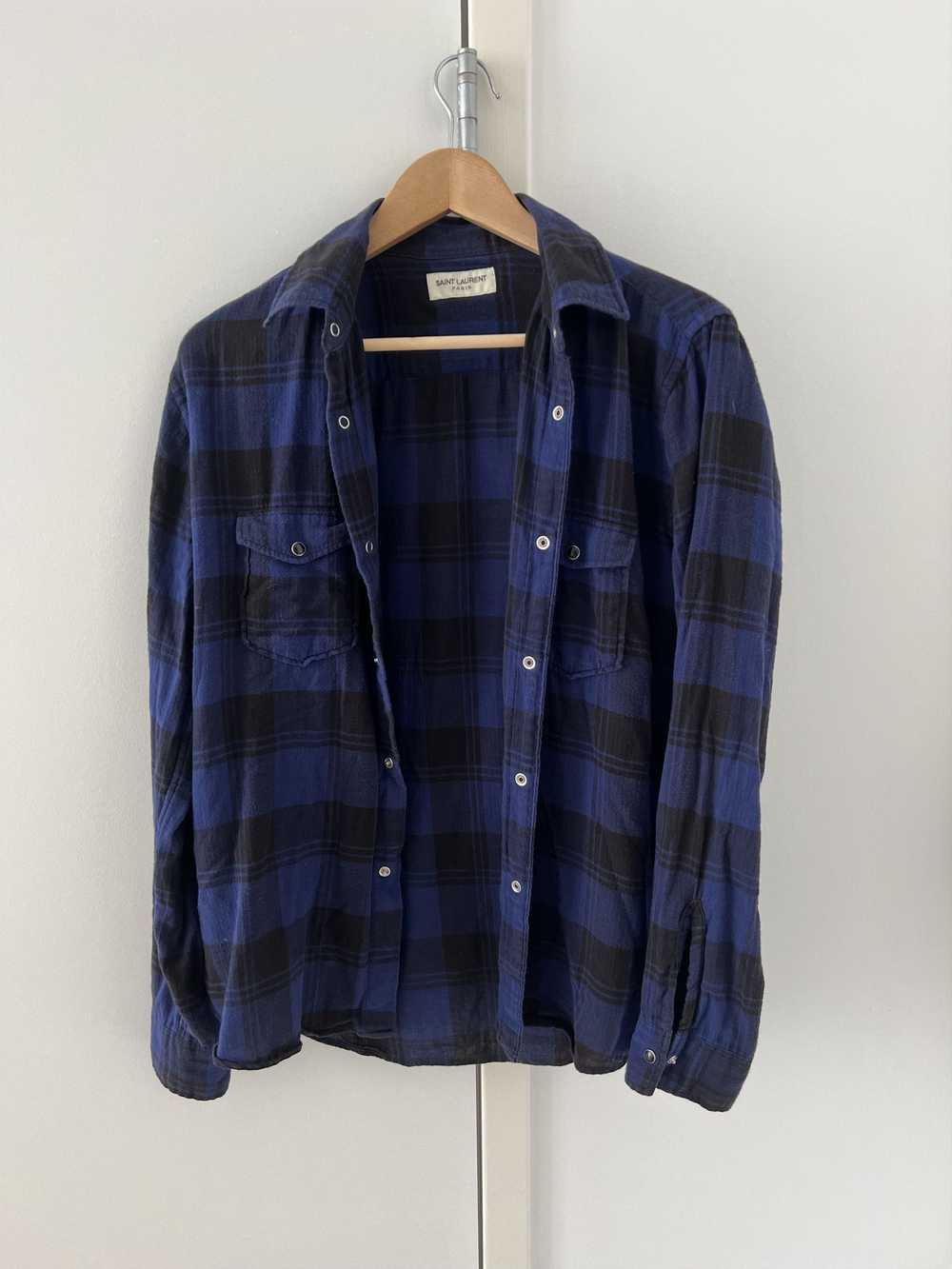 Saint Laurent Paris Oversized flannel - image 1