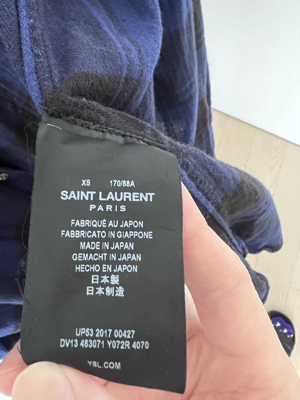 Saint Laurent Paris Oversized flannel - image 3