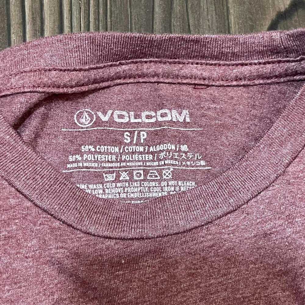 Volcom Burgundy Graphic Volcom T-shirt - image 3