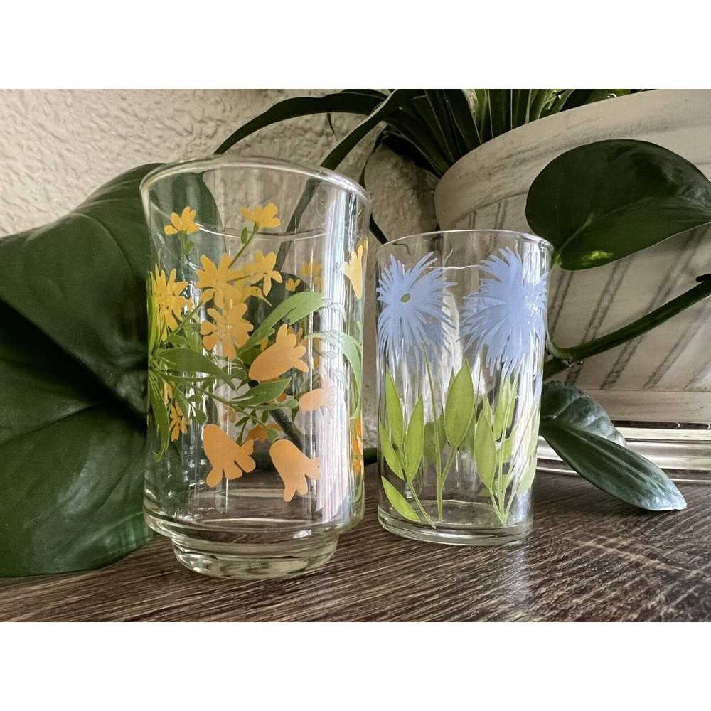 Other Vintage Pair Libby 50-70's Juice Tumblers F… - image 1