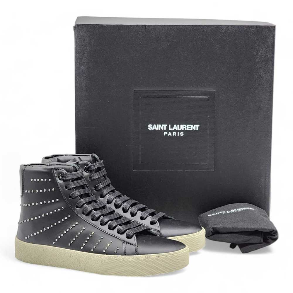 Saint Laurent Paris Court Hi Top Women's Sneakers… - image 2