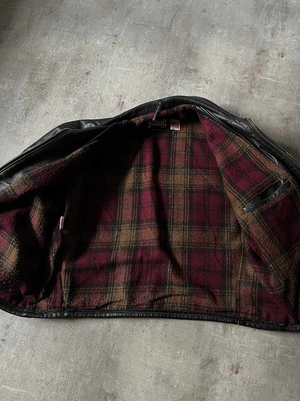Leather Jacket × Schott × Vintage Rare Schott NYC… - image 12