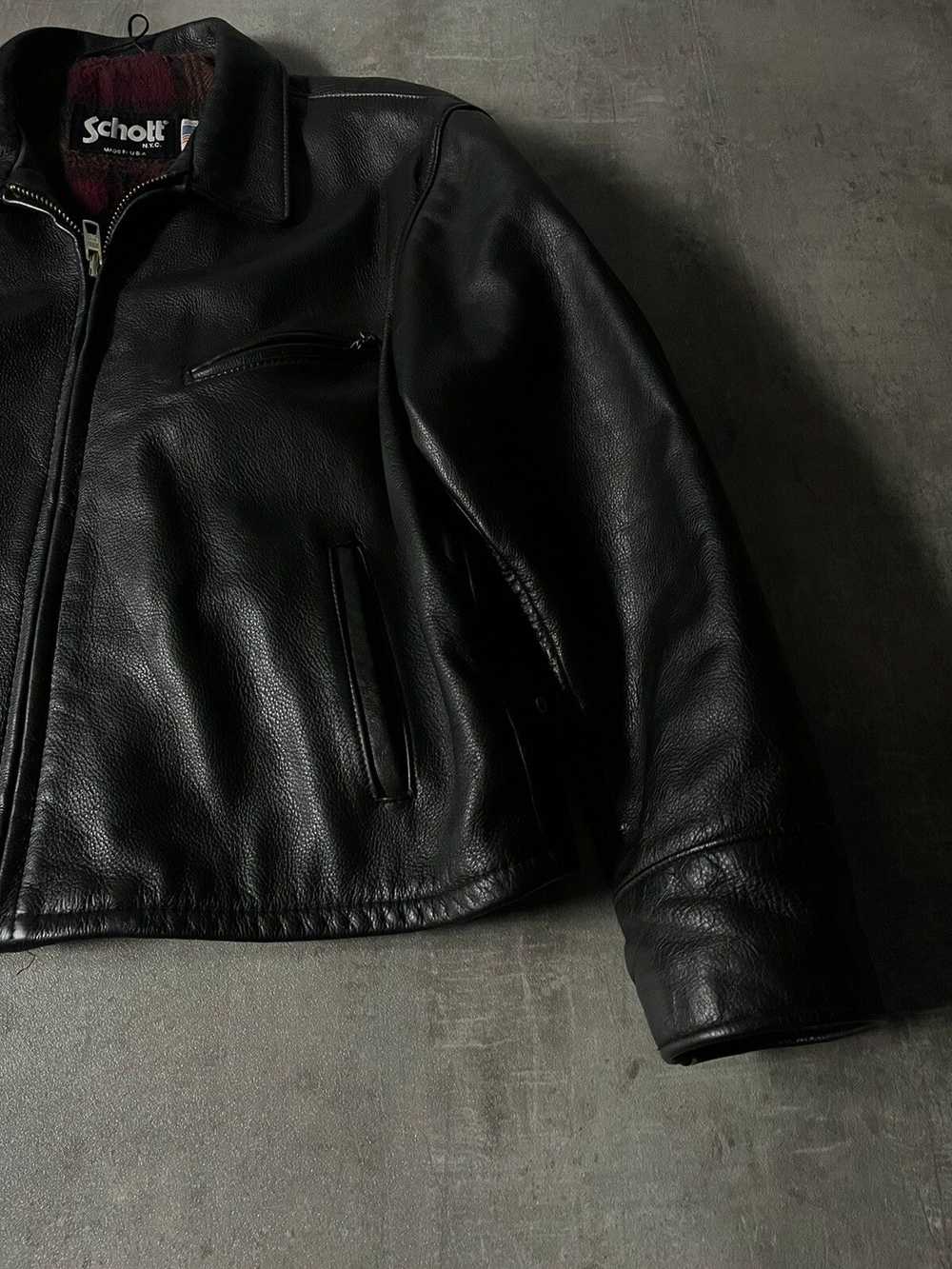 Leather Jacket × Schott × Vintage Rare Schott NYC… - image 3
