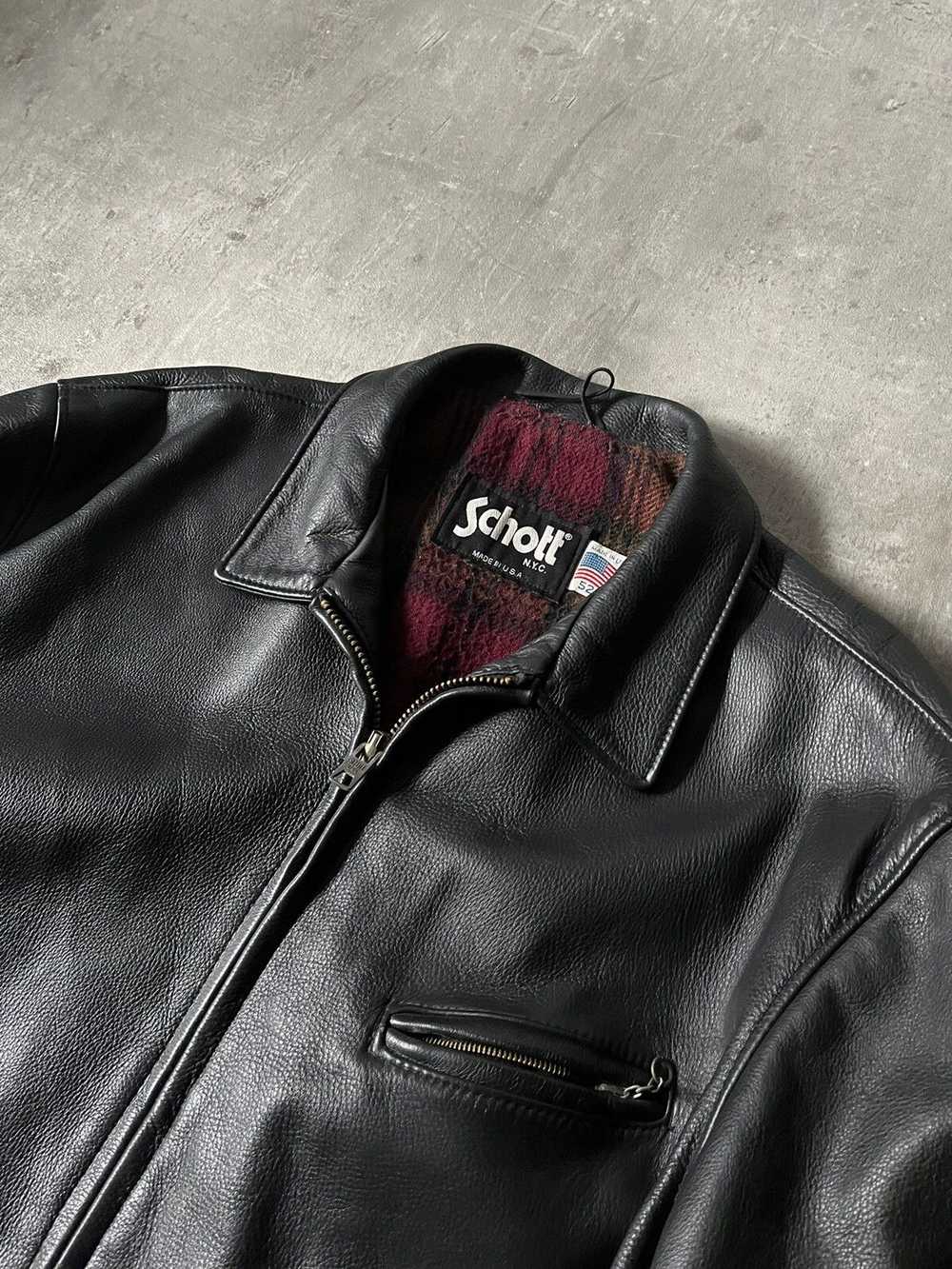 Leather Jacket × Schott × Vintage Rare Schott NYC… - image 4
