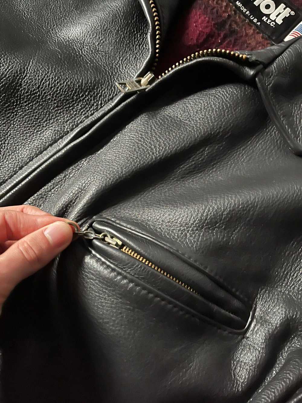 Leather Jacket × Schott × Vintage Rare Schott NYC… - image 5