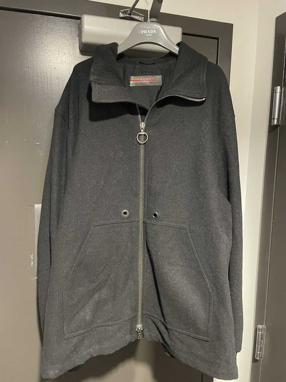 Prada × Vintage Prada Vintage Reversible Wool Coat - image 1