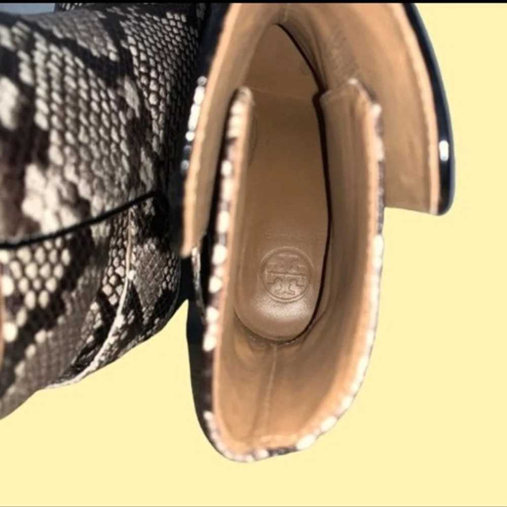 Tory Burch Kira Bootie Snake Pattern - image 5