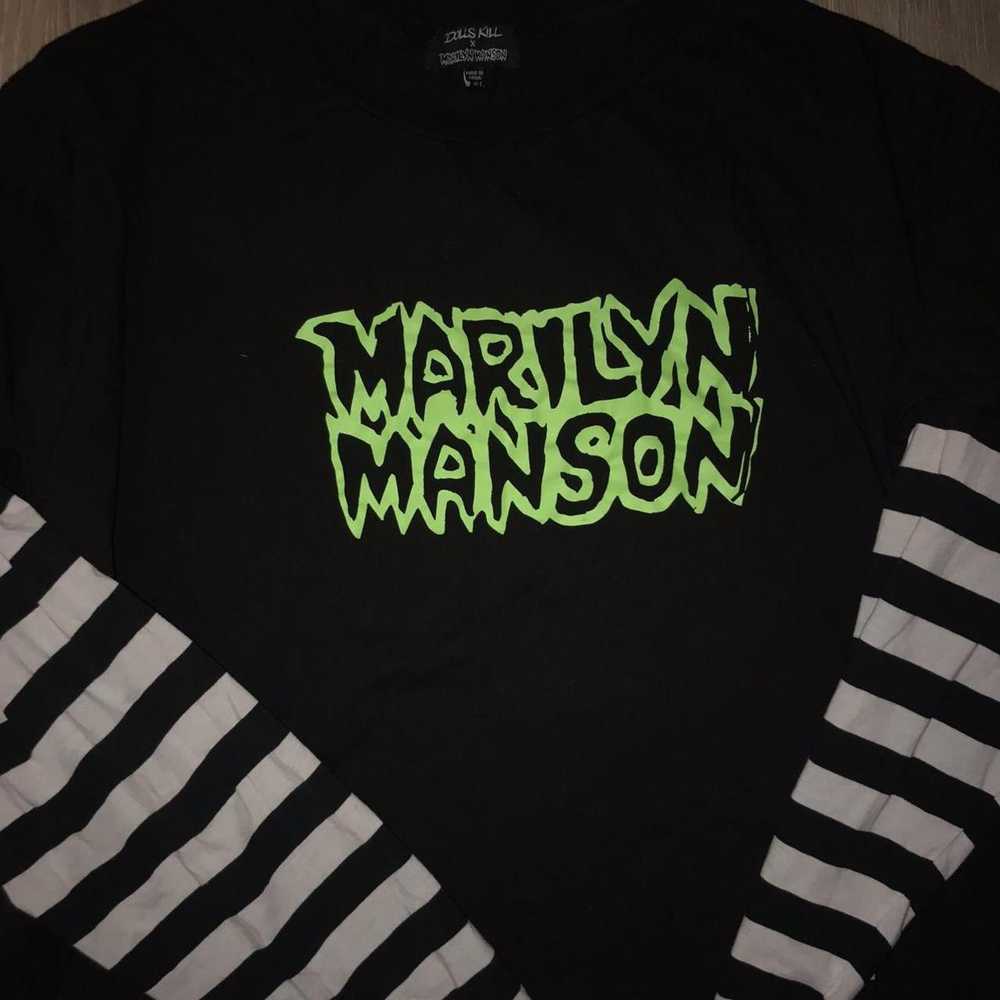 Band Tees × Marilyn Manson × Vintage Marilyn Mans… - image 3
