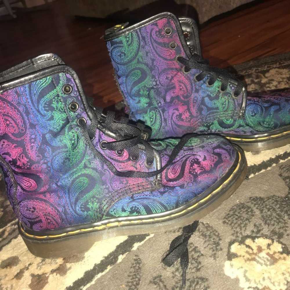 rare vintage paisley doc martens - image 2