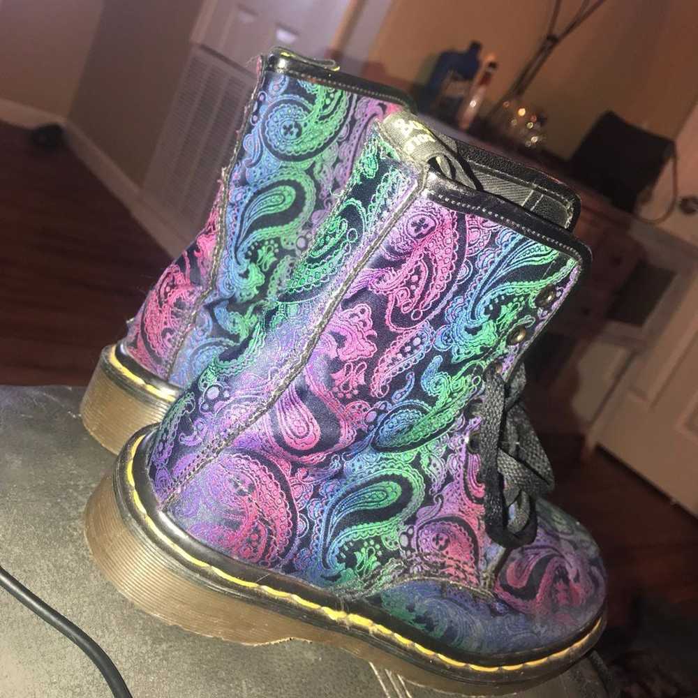 rare vintage paisley doc martens - image 3