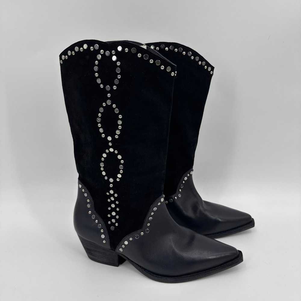 Free People Jackson Studded Western Boot in Black… - image 1