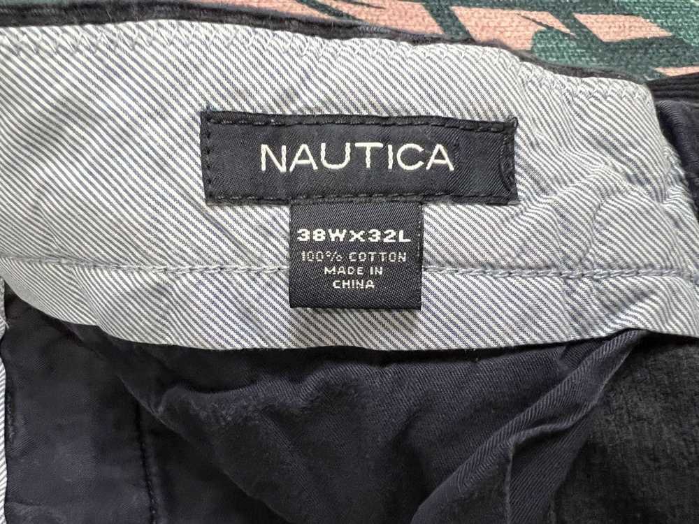 Nautica Vintage Y2K Nautical Corduroy Pleated Pan… - image 5