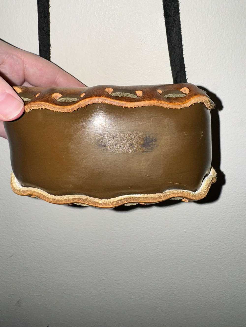 Bag × Leather × Vintage Vintage hand tooled leath… - image 3