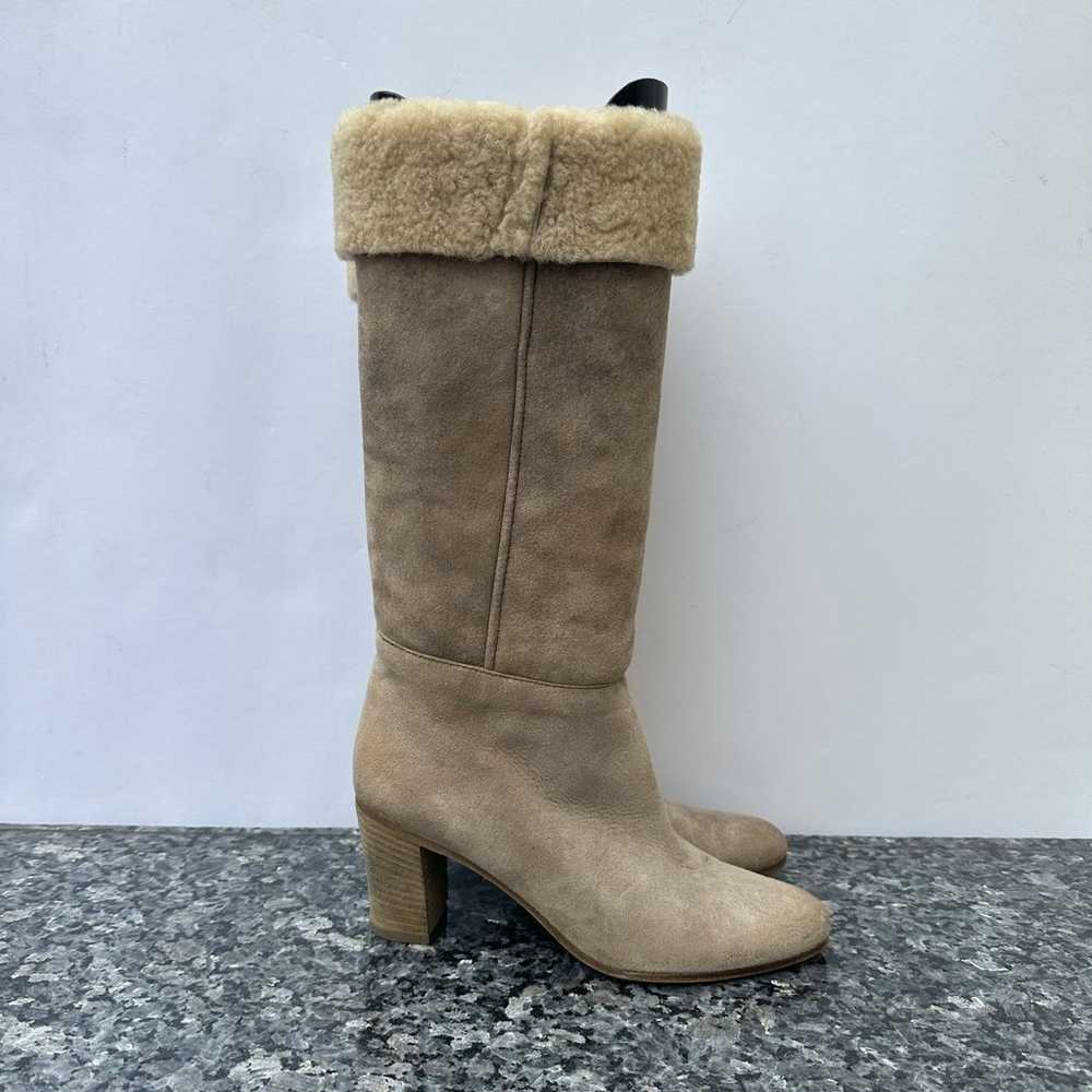 Maison Margiela Boots Beige Womens Size 37.  Pre … - image 3