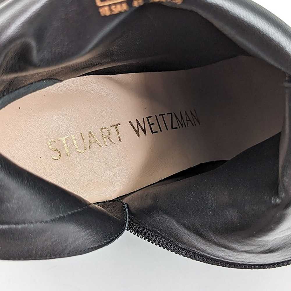 Stuart Weitzman Women Highland Narrow Black Leath… - image 12