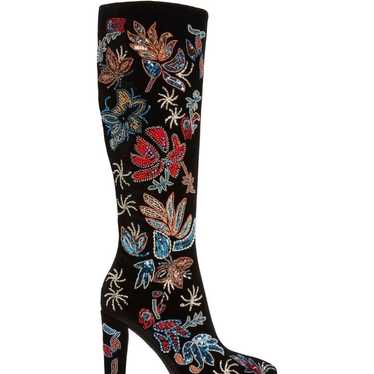 jeffrey campbell embellished floral boots