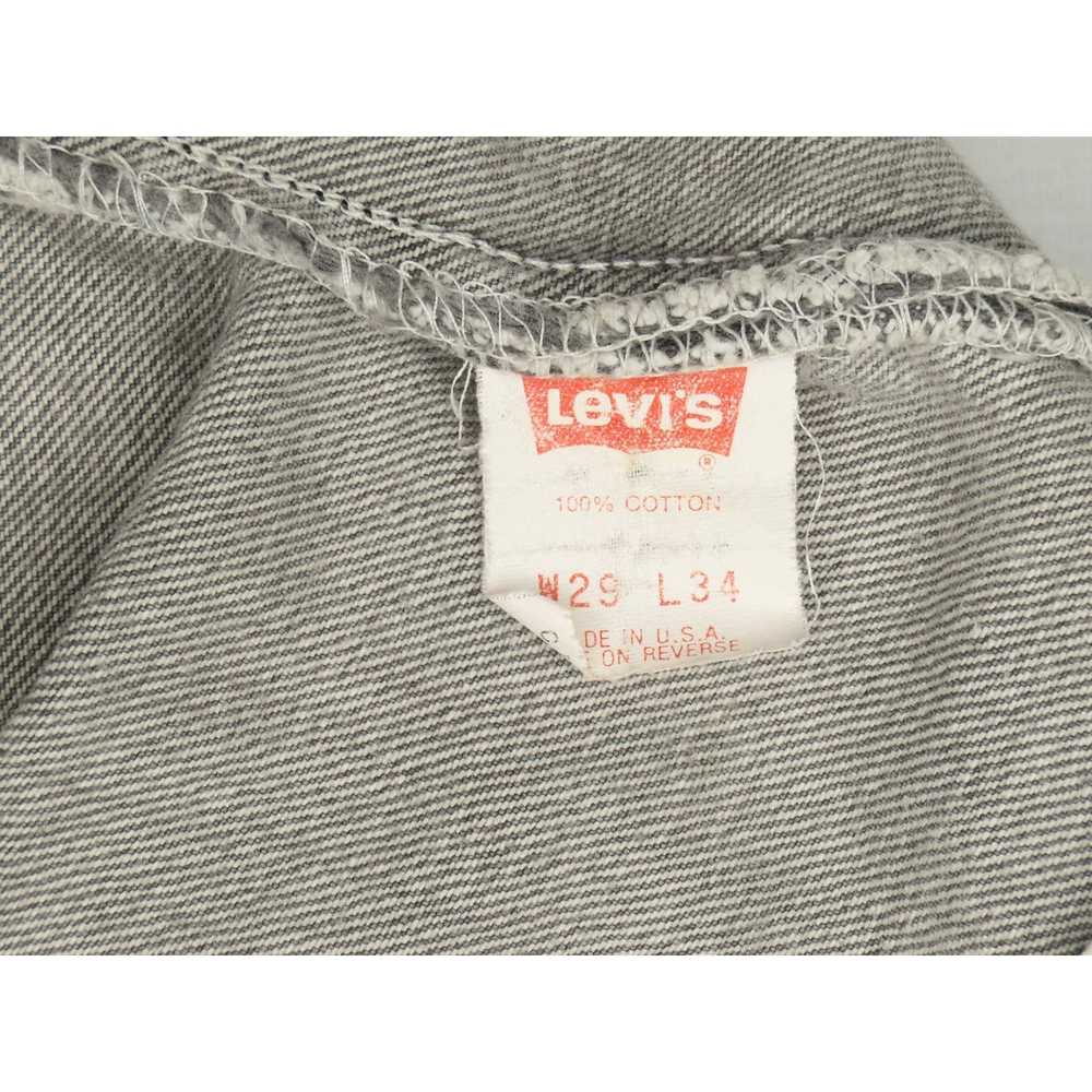 Levi's Levi's 501 Black Vintage Jeans Classic W27 - image 4