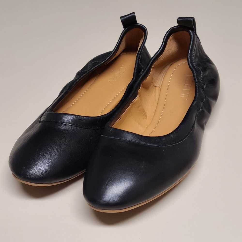 J.Crew Lizzie leather ballet flats size 8 - image 2