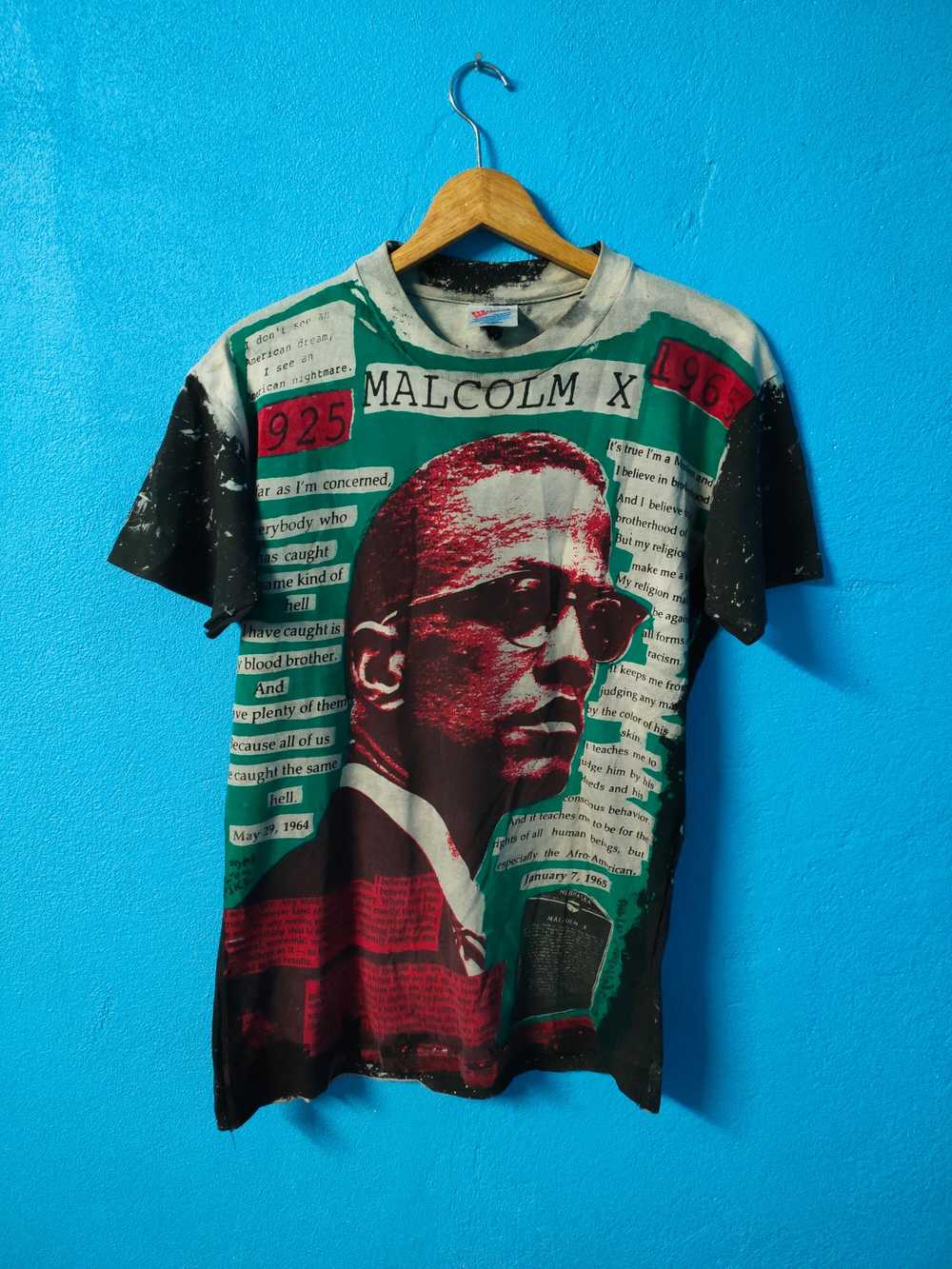 Malcolm X × Vintage Vintage malcom x mosquitohead… - image 1