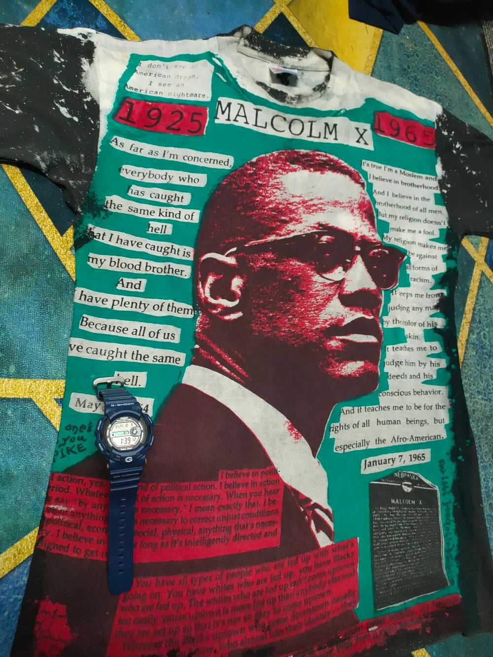 Malcolm X × Vintage Vintage malcom x mosquitohead… - image 4
