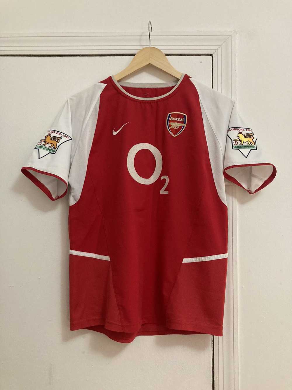 Nike Rare Vintage Arsenal 2002/04 Home Shirt Kids… - image 3