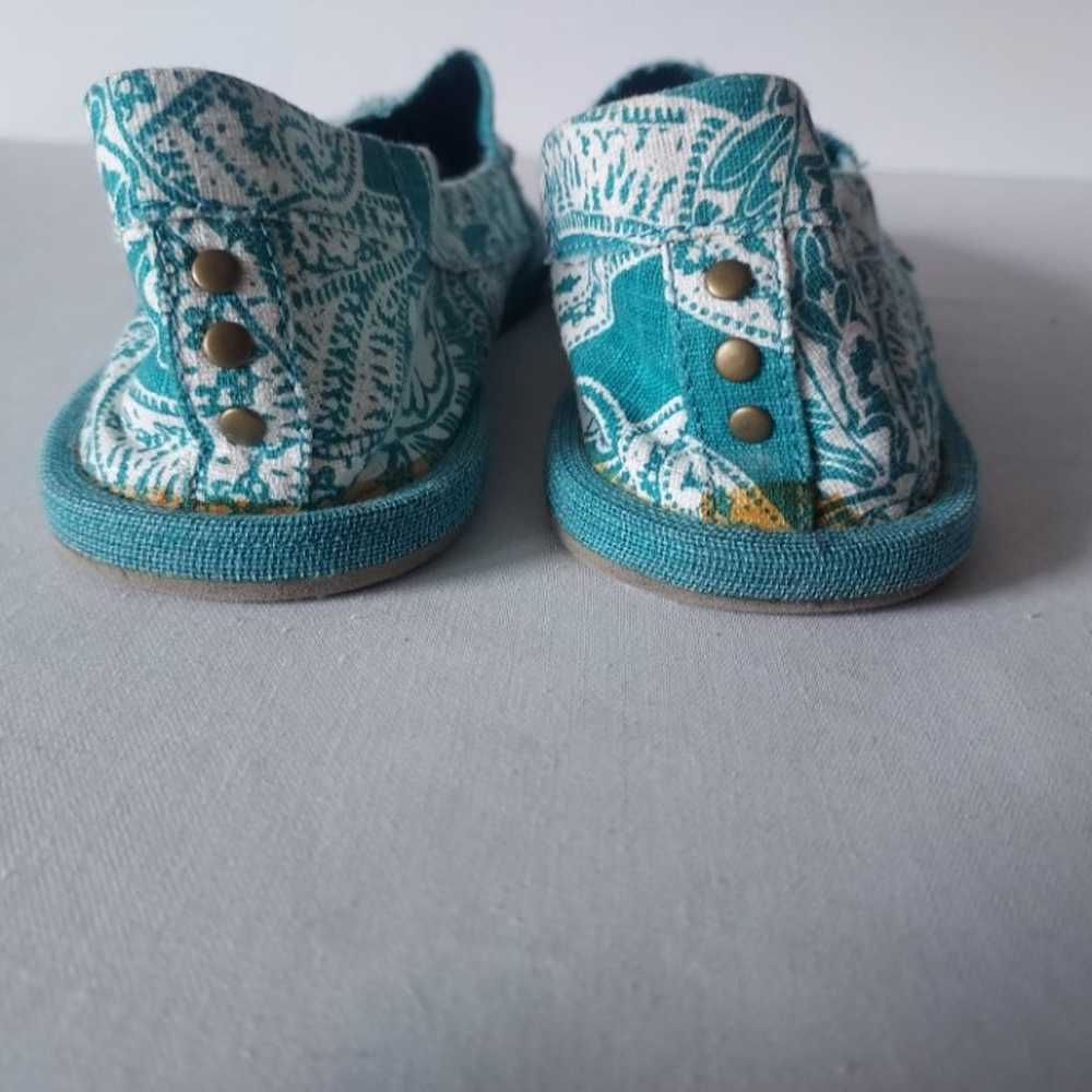 NWoT Sanuk Donna Paisley Canvas Loafers Flats Sli… - image 10