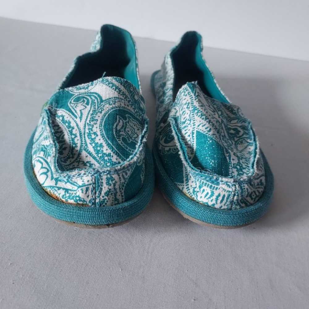 NWoT Sanuk Donna Paisley Canvas Loafers Flats Sli… - image 7