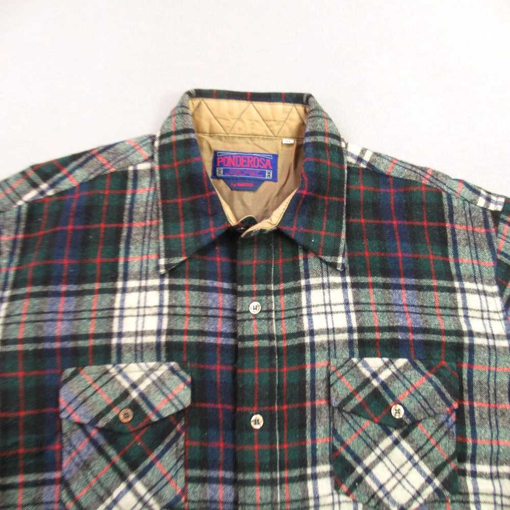 Vintage Ponderosa Flannel Shirt Mens XL Cruiser W… - image 2