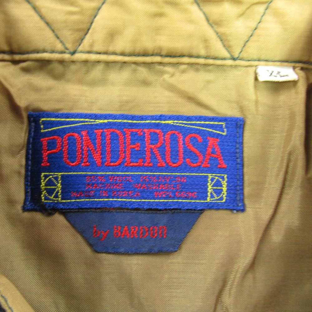 Vintage Ponderosa Flannel Shirt Mens XL Cruiser W… - image 3
