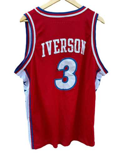 Nike Iverson 76ers vintage Nike swing man red thro