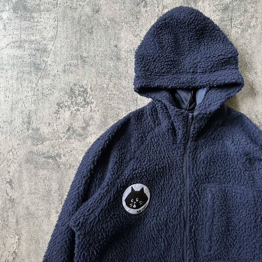 Ne-Net Né-Net Sherpa Fleece Hooded Jacket - image 3