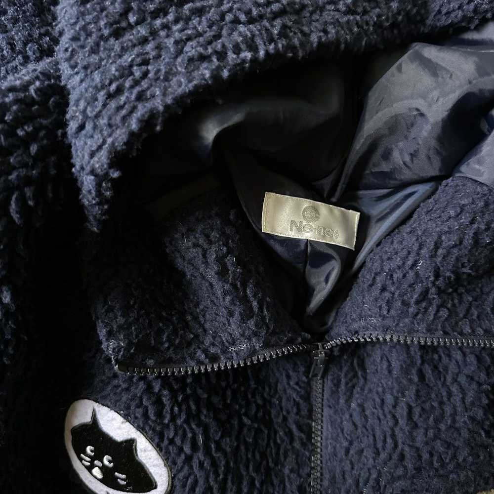 Ne-Net Né-Net Sherpa Fleece Hooded Jacket - image 7