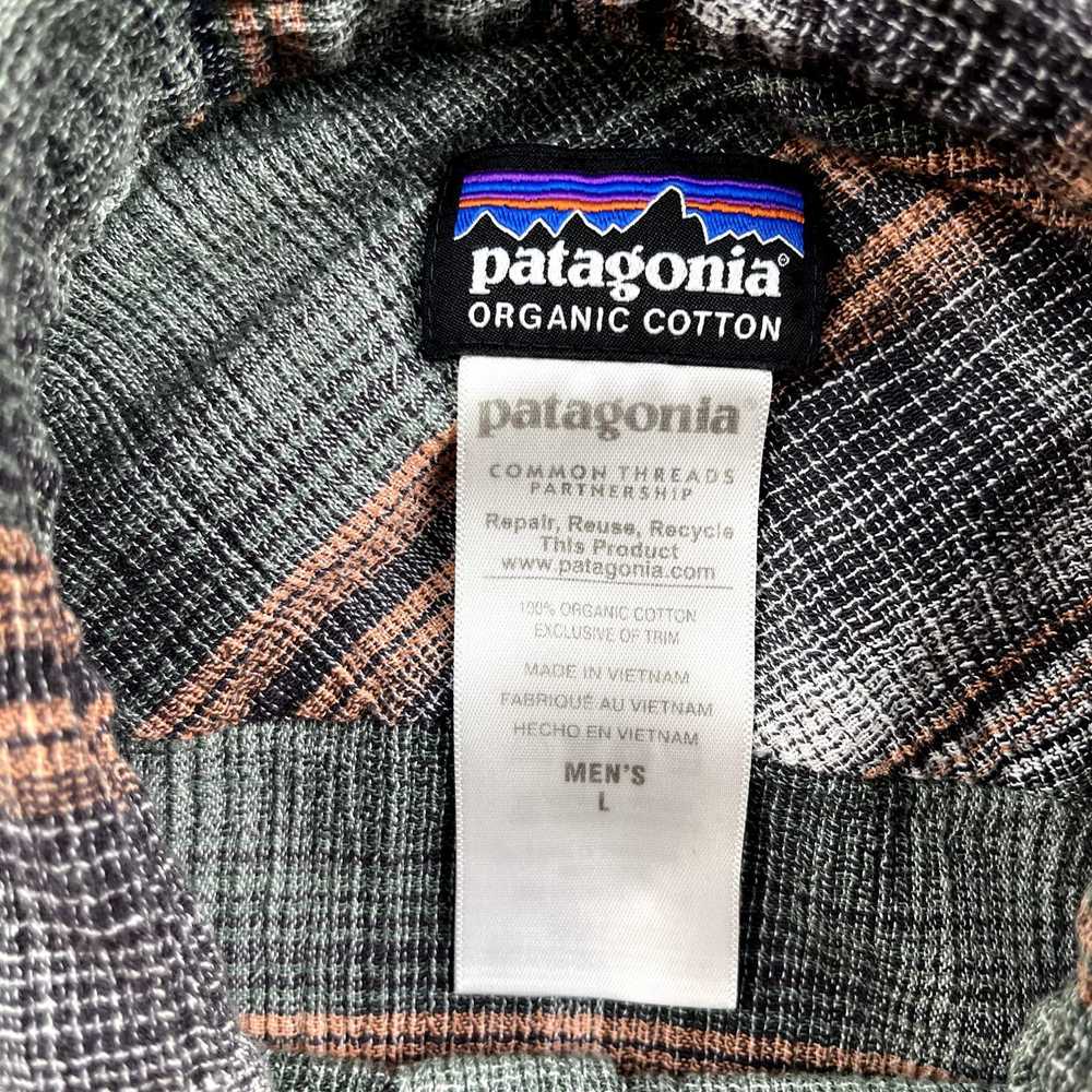 Patagonia Patagonia Shirt Large Green Plaid A/C S… - image 5