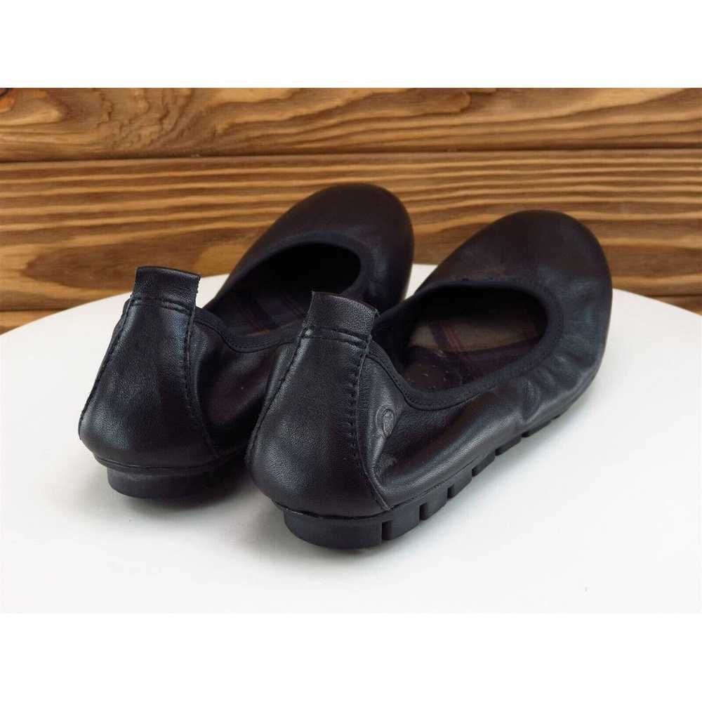 Born Size 6 Ballet Shoes Black Leather Women M - image 6