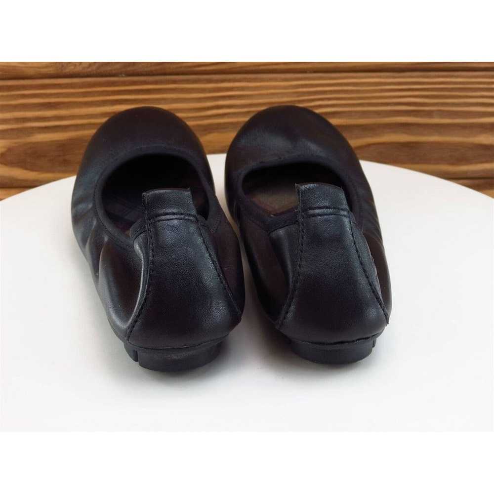 Born Size 6 Ballet Shoes Black Leather Women M - image 7