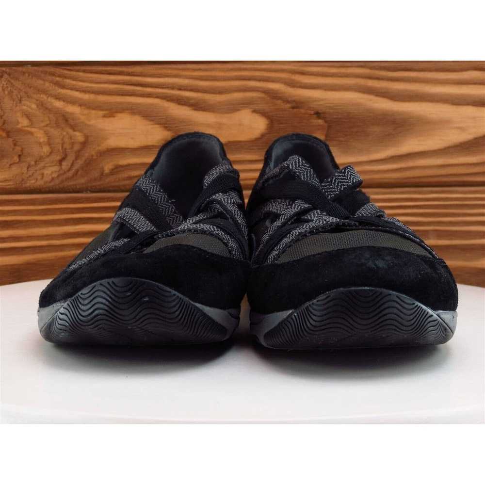 Dansko Size 37 Flat Shoes Black Leather Women M - image 2