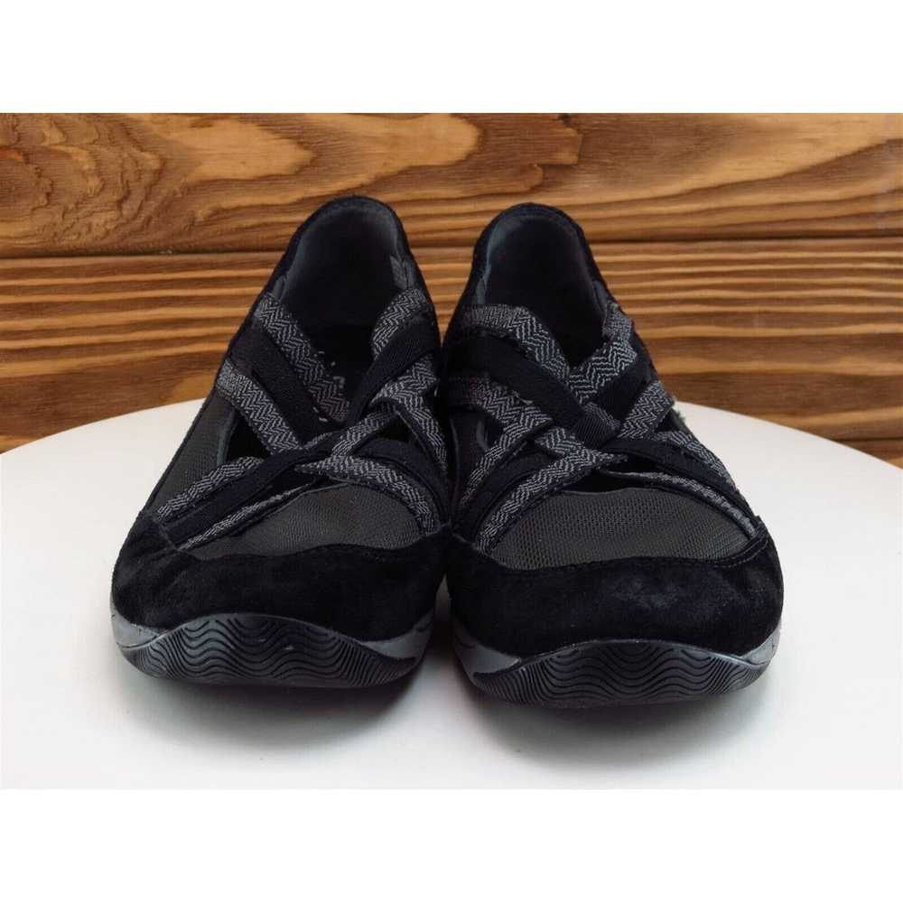 Dansko Size 37 Flat Shoes Black Leather Women M - image 3