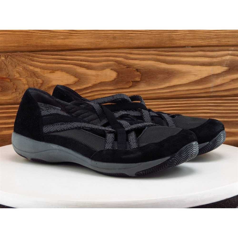 Dansko Size 37 Flat Shoes Black Leather Women M - image 4