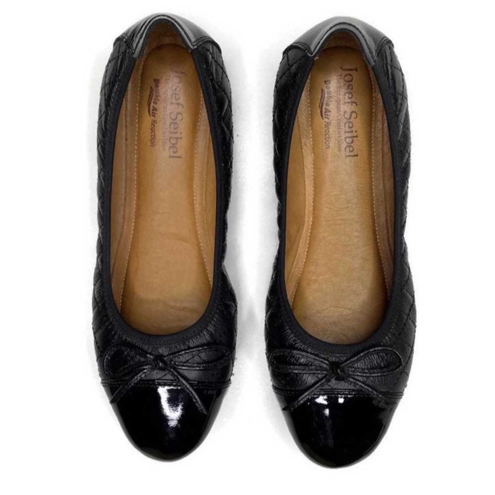 Josef Seibel Pippa 25 Quilted Bow Ballet Flats - image 2