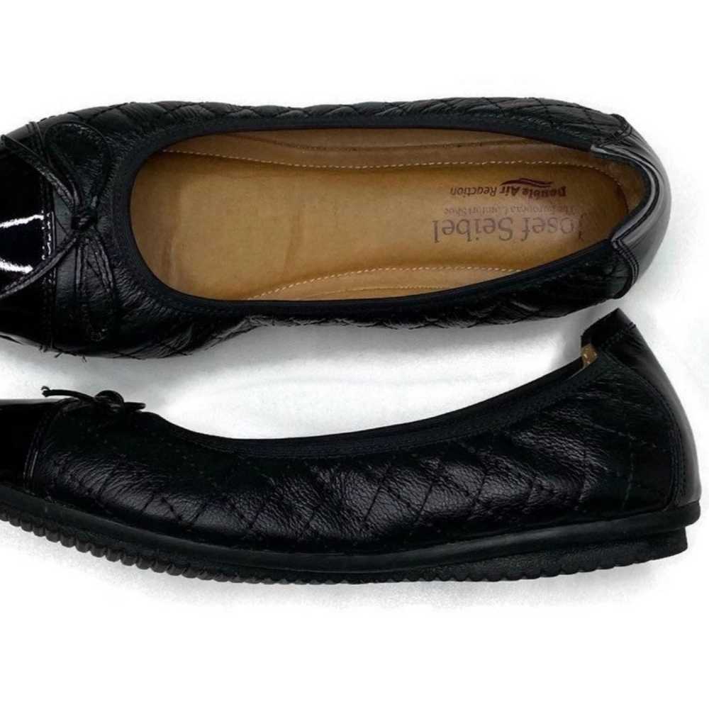 Josef Seibel Pippa 25 Quilted Bow Ballet Flats - image 8