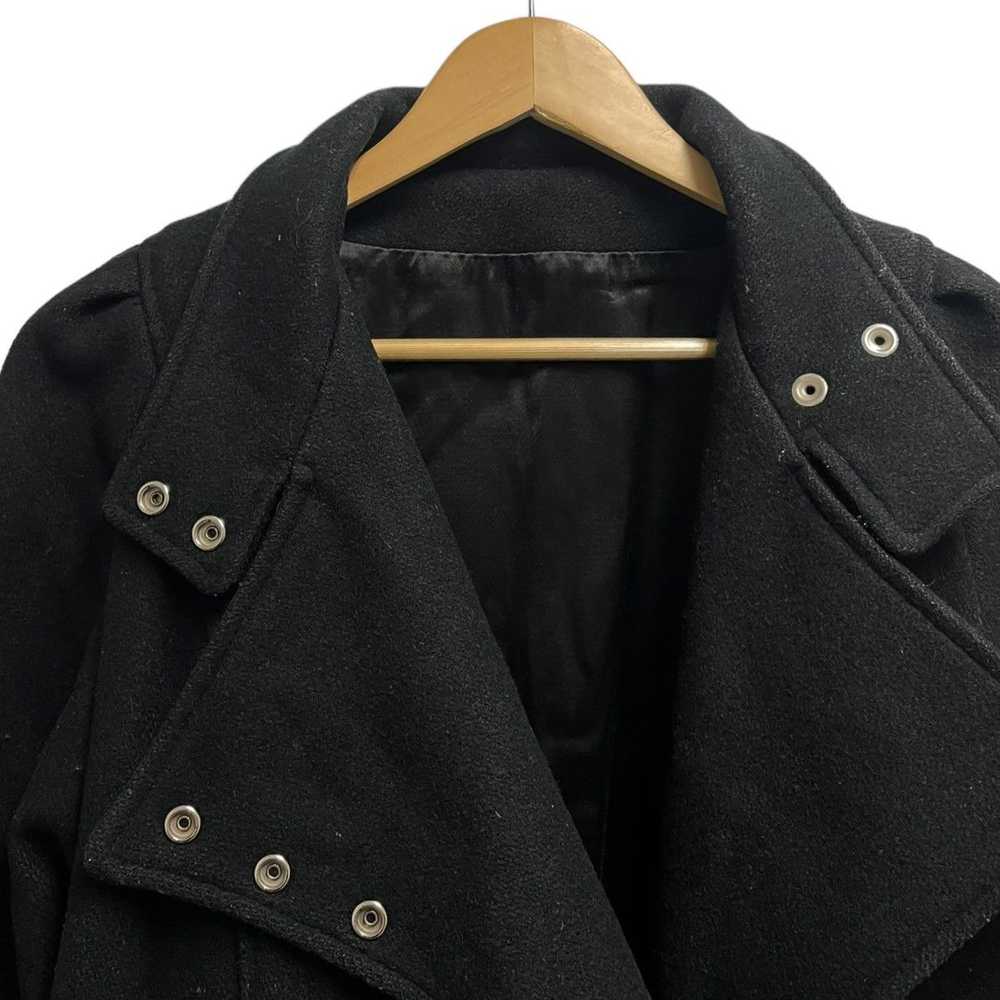 Japanese Brand × Vintage Wool coat with button ha… - image 2
