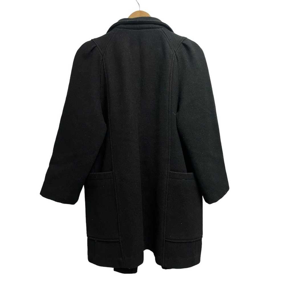 Japanese Brand × Vintage Wool coat with button ha… - image 3