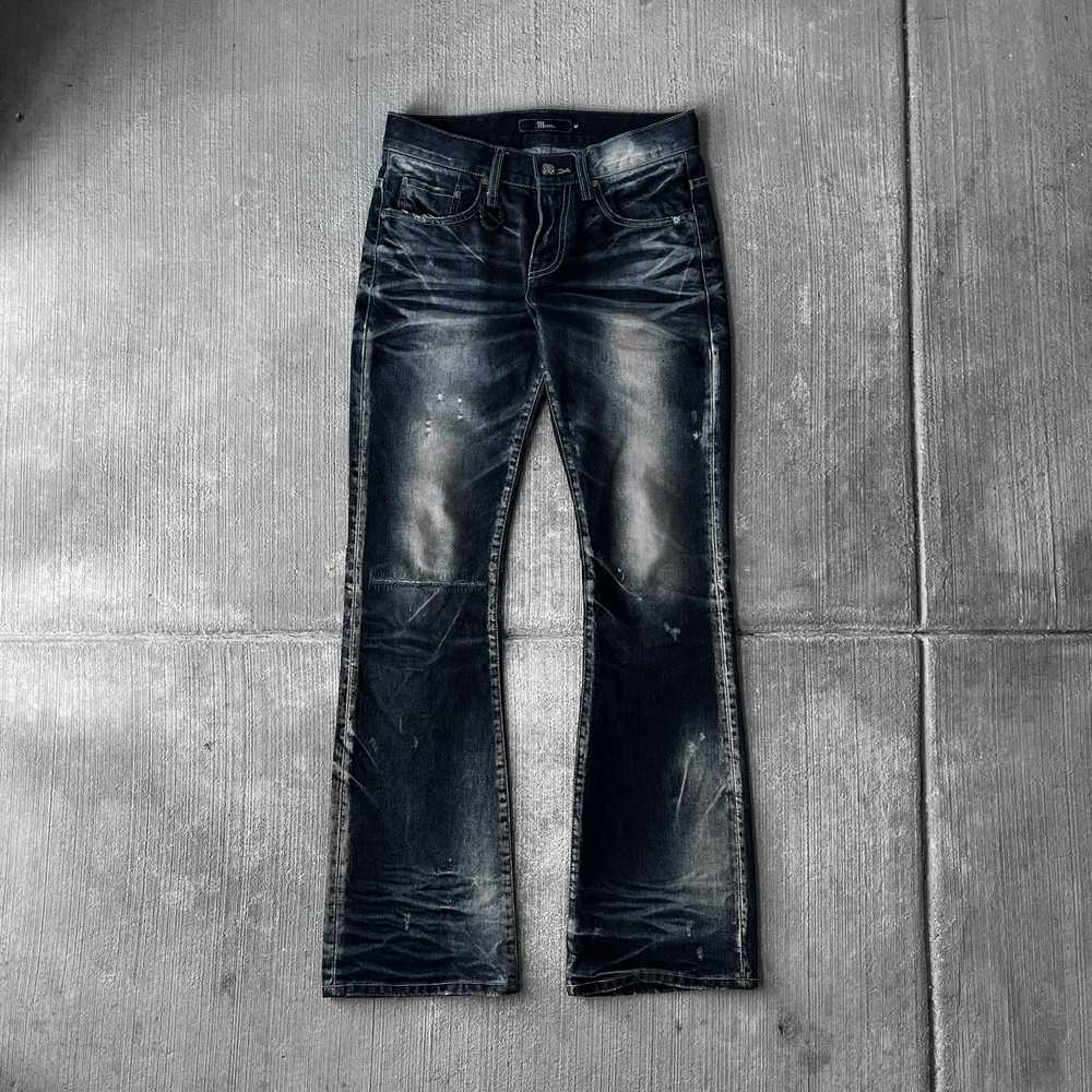 Japanese Brand Midas Overdyed Flared Bootcut Denim - image 1