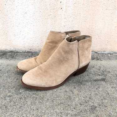 Streetwear Antonio Melani Tan Suede Ankle Boots W… - image 1