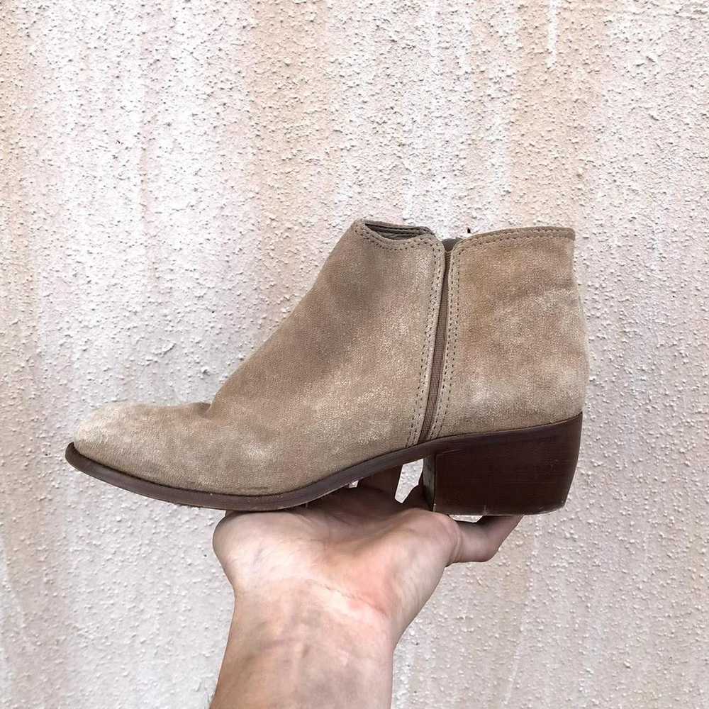 Streetwear Antonio Melani Tan Suede Ankle Boots W… - image 4