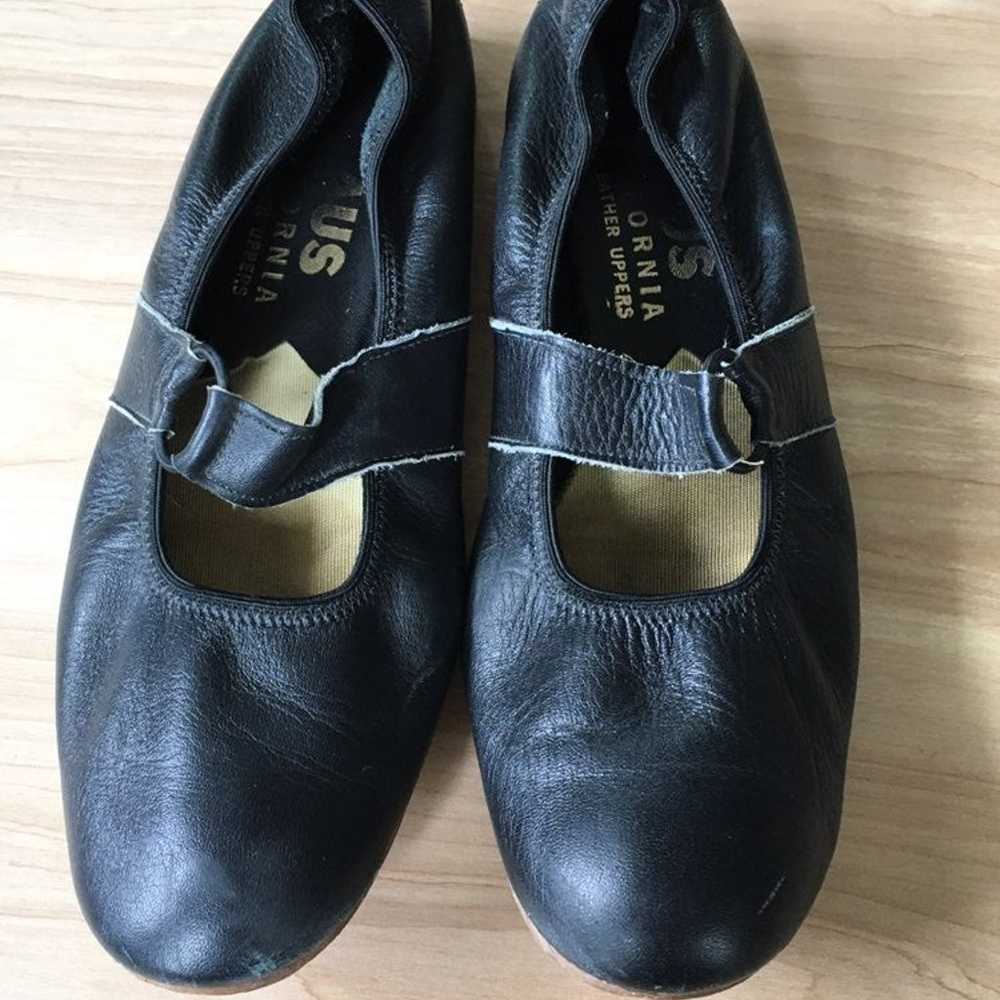 Vintage KRAUS black leather shoes - image 2
