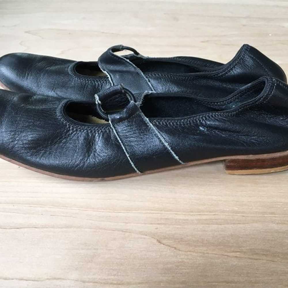 Vintage KRAUS black leather shoes - image 3