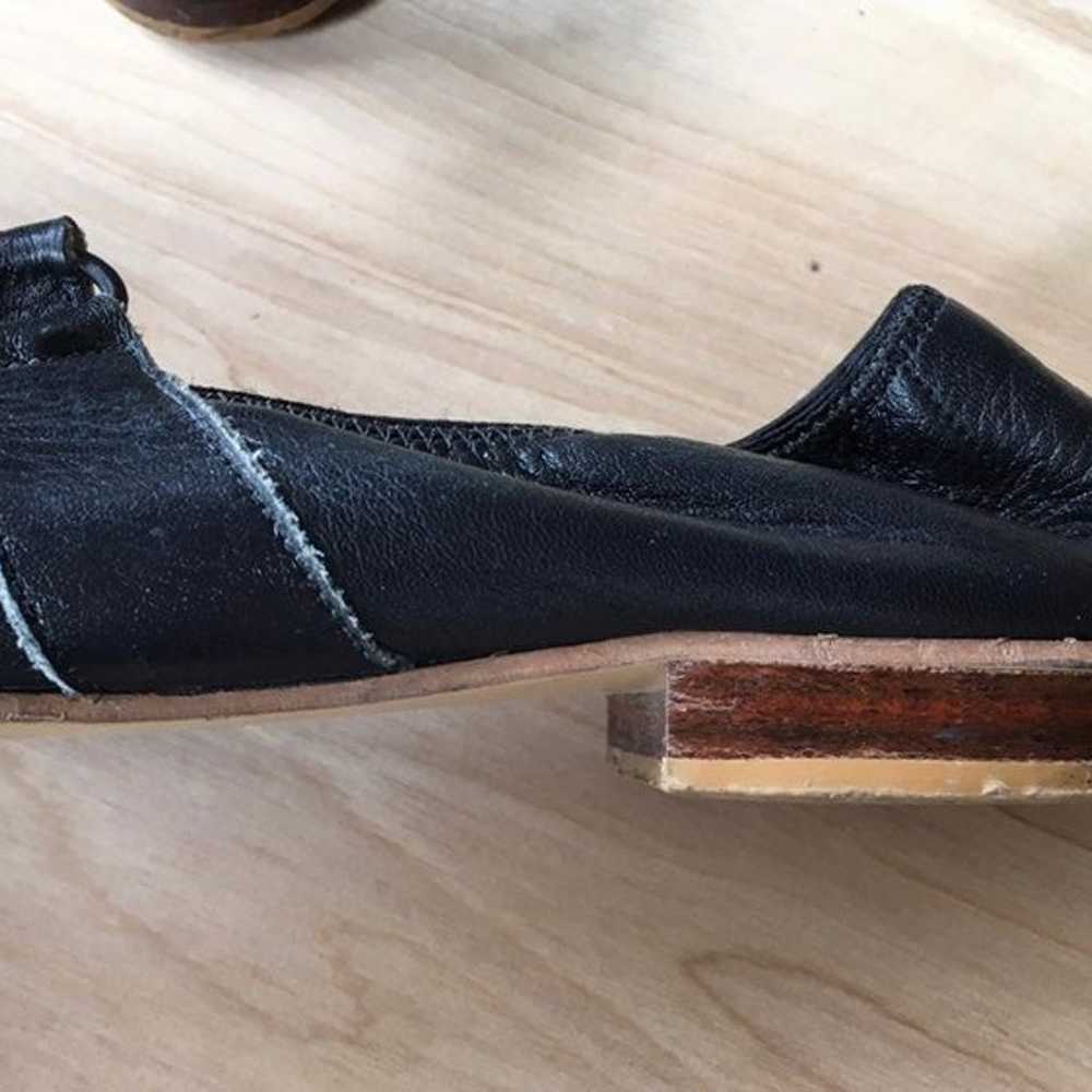 Vintage KRAUS black leather shoes - image 4