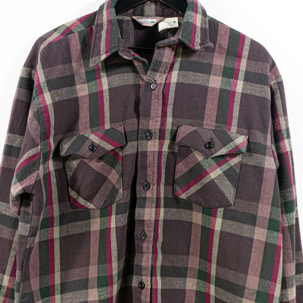 Flannel × Made In Usa × Vintage Winter Run Made U… - image 2