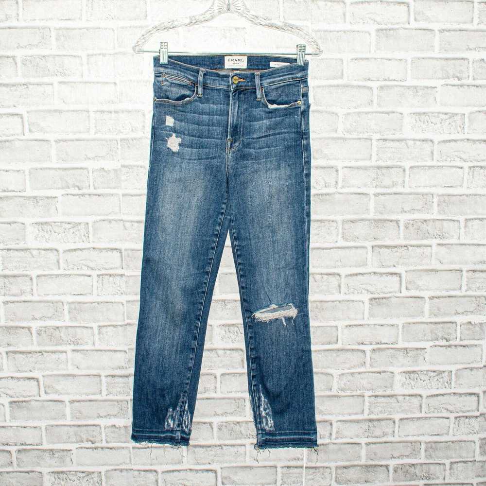 Frame FRAME Denim Le High Straight Jean Cropped R… - image 12